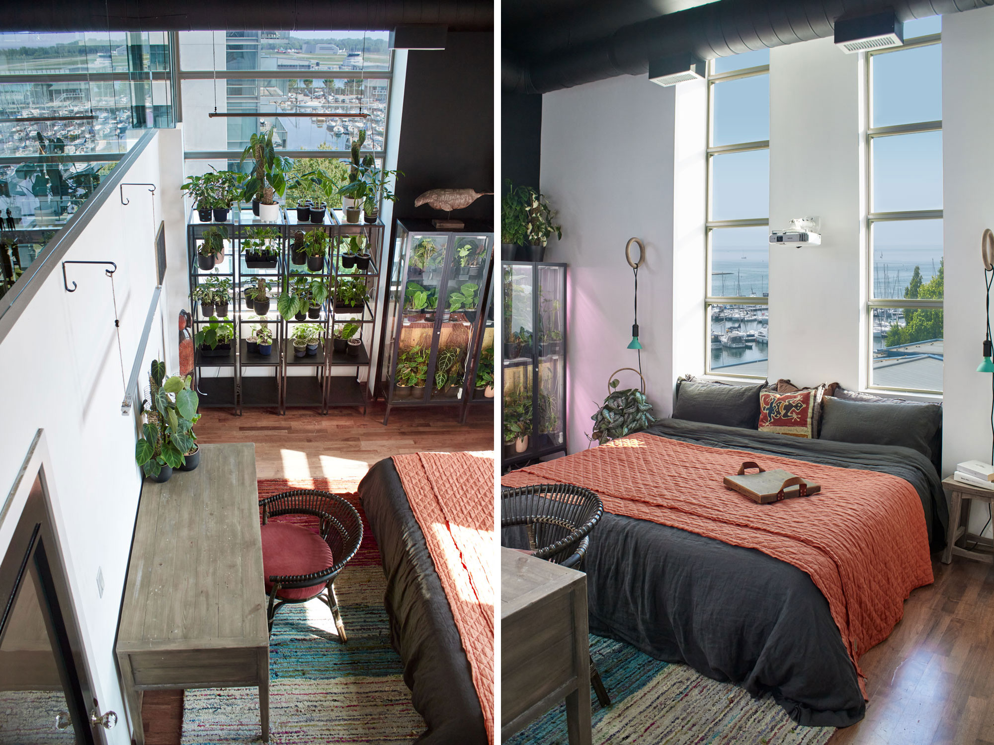 Tip Top Lofts, Toronto. Master bedroom